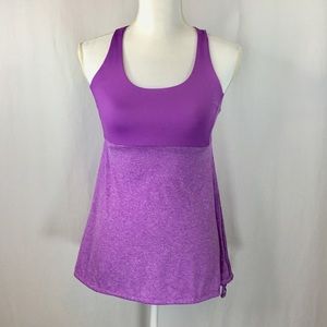 Champion, Medium, Racer Back Top, Purple, Athletic Liesure